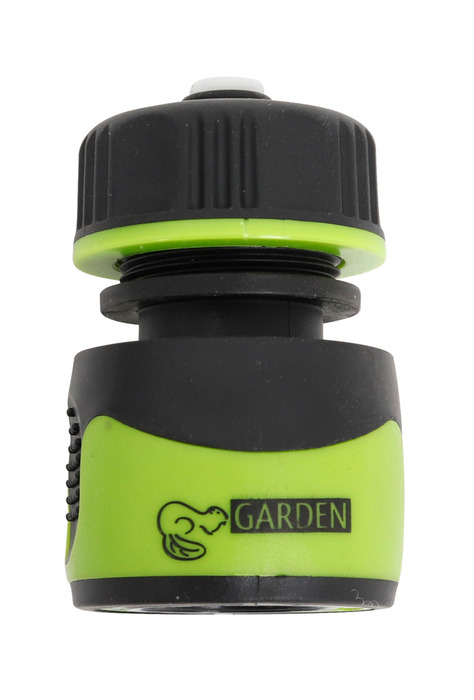 Slangekobling 1/2" med stop - Garden®